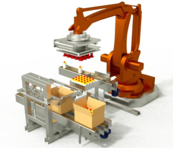 Buy cheap 3-6 Cases/Min IRB4600 Robot Packing Machine 380V 50Hz/4KW from wholesalers