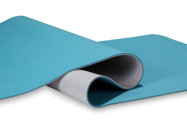 Buy cheap Anti Slip Surface TPE Foldable Yoga Mat , 4mm / 6mm Yoga Mat 183 X 61cm from wholesalers