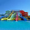Buy cheap Water Amusement Park Equipment Fiberglass Water Raft Slide for Aqua Park from wholesalers