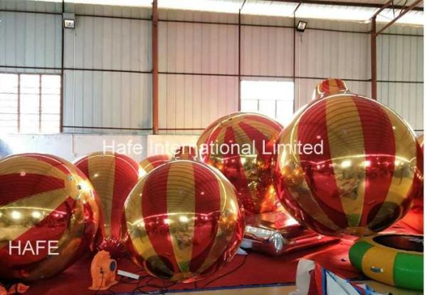 Buy cheap Inflatable Event Structures Decoration 2.5m Gloden Mirror Balloon from wholesalers