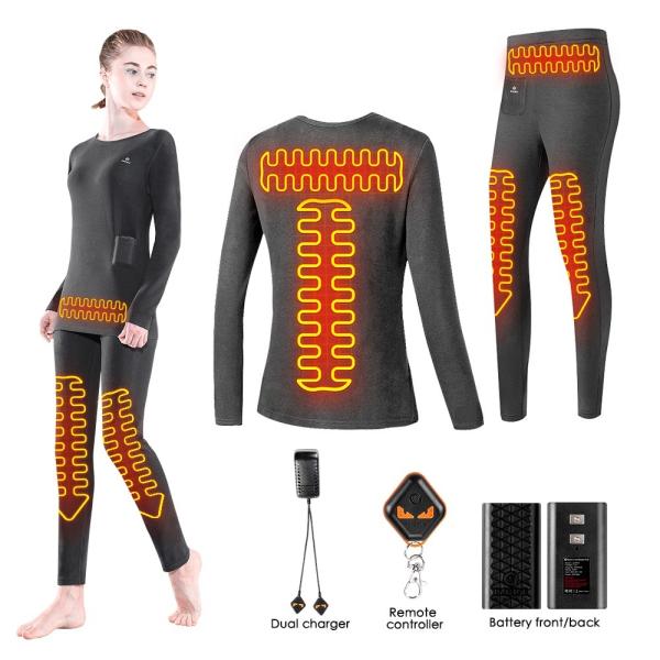 Buy cheap Battery Powered Heated Base Layer Clothing Shirt / Pants For Women from wholesalers