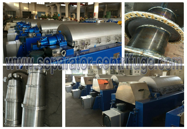 High Speed Scroll Discharge Decanter Industrial Centrifuge Salt Chemical Titanium Centrifuge