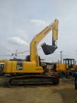 6 Cylinders 22 Ton Used Komatsu Excavator For Road Construction PC220LC-7