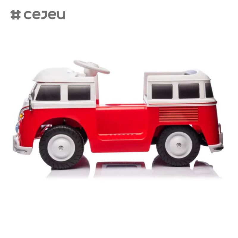 CJ-XB-1128 2025 New License ID.Buzz Mini Bus Electric Car Baby Ride on Car Licensed Volkswagen VW Bus Electric Ride on Buses Toy Car for Age 2-4