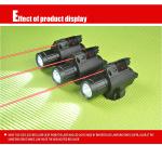 Laser speed Red Combo LED Flashlight with Quick Rail Mount gun sight