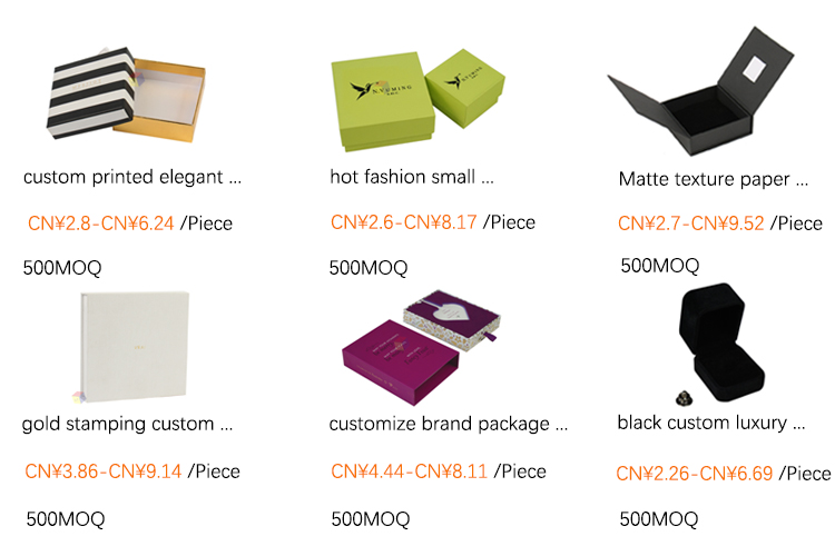 Recycled Material Custom Print Food Grade Cardboard Drawer Packaging for in Cake Boxes