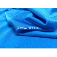 Buy cheap Blue Quick Drying Recycled Swimwear Fabric 152CM Width 340GSM Weight product