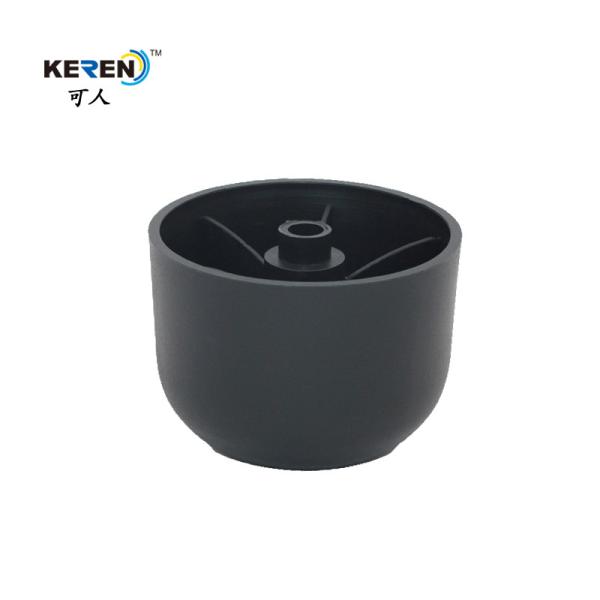 Buy cheap 160mm Matt Black Plastic Furniture Feet , Unbreakable Sofa Bed Risers from wholesalers