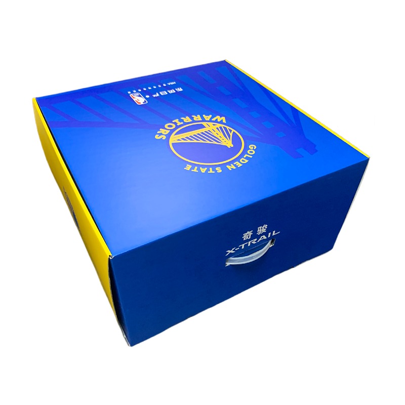 Custom Recycled Paperboard Cardboard Corrugated Mailer Box 5 layers E-Flute Large Strong Carton Boxes With Handle