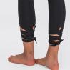 Buy cheap Strap Leg Women's Stretch Yoga Pants Stretchable Tummy Control Workout Capris from wholesalers