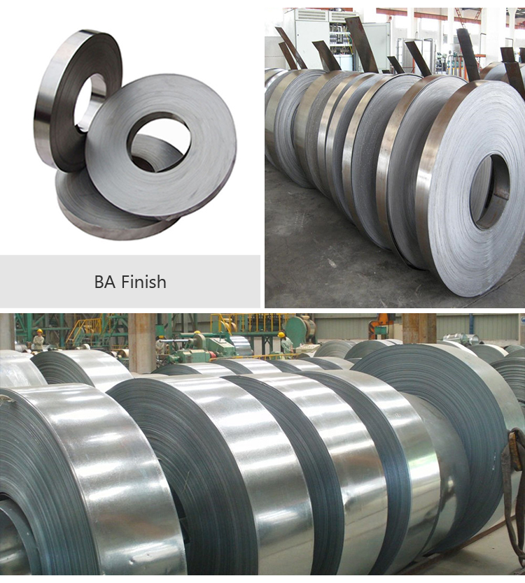 BA Finished 304l Stainless Steel Banding Strap 20mm-1500mm Length sS strapping band