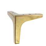 Y Shaped Golden Metal Sofa Legs 135mm Height Easy And Quick Fitting