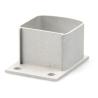 Buy cheap Aluminum railing wall bracket fence post bracket from wholesalers