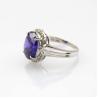Buy cheap Women Jewelry Oval Purple Cubic Zirconia Sterling Silver Ring (R234) from wholesalers