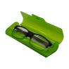 Buy cheap Slim Green Plastic Glasses Case Custom Logo Printing from wholesalers