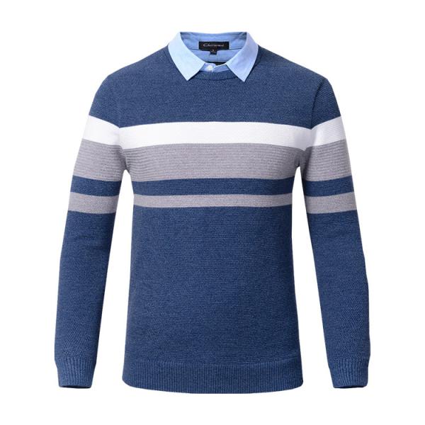 Buy cheap Custom Business Mens Warm Winter Sweaters Fashion Style With O Neck Collar from wholesalers