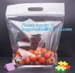 Fruit Packing Bags For Grapes Banana Vegetables Stand Up Plastic Food Bags,