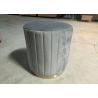 Buy cheap Pink Color Kitchen 43cm High Velvet Round Stool Internal Foam from wholesalers