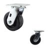 Buy cheap Black Heat Resistant swivel Oven Trolley 5 Inch Replacement Caster Wheels from wholesalers