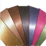 Ornamental 304 Mirror Color Stainless Steel Sheet PVD Coated Cold / Hot Rolled