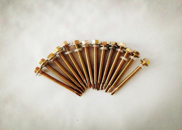 Buy cheap Metal Hex Washer Self Drilling Screws 4h Thread Tolerances For Lock Accessories from wholesalers