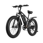 High Power 26 Inch 48V 1000W Fat Tyre Electric Bike With 14Ah - 17Ah Lithium