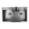 Buy cheap Two Bowl Drop In topmount stainless steel kitchen sink Contemporary from wholesalers