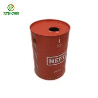 Buy cheap White Black Red Background Color Printing Tinplate Can for Vodka product