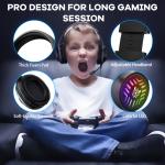 Ipx-5 3.5mm 4Pin Wired Game Headphone 100mA With Mic
