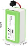 Ecovacs Deebot 2600mAh Lithium Ion Battery 14.4V Rechargeable Battery N79S
