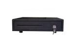 13.2 Inch Compact Cash Drawer POS 335 Mm Black / White Cash Register Box
