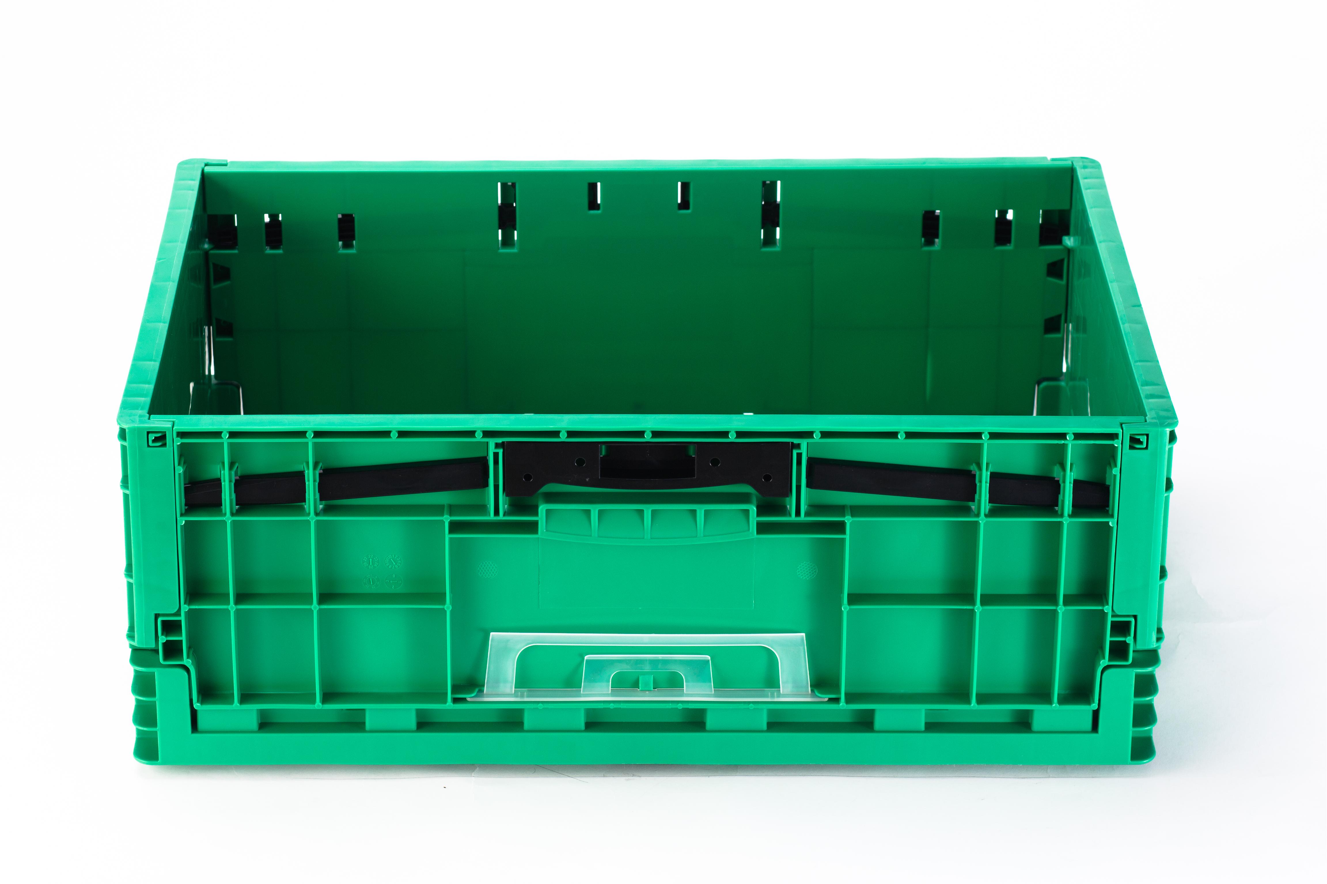 Foldable Plastic Crate for EU Turnover Crate Transport and Storage Customized Color