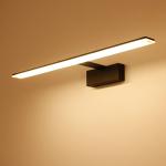 Nordic led bathroom lamp black&white mirror light acrylic cabinet wall lamp(WH