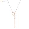 Buy cheap Disc Bar Pendant Stainless Steel Choker , Lariat Y Necklace For Women from wholesalers