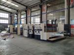 Printing Gluing Corrugated PLC Cardboard Box Manufacturing Machine