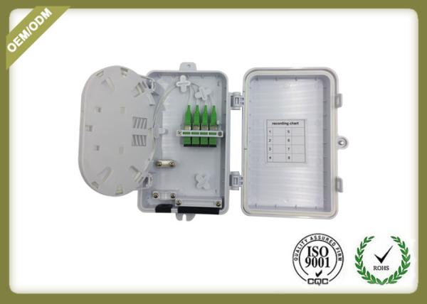 Buy cheap Outdoor Fiber Optic Splitter Box 4 Ports , Network Fiber Optic Cable Joint Box from wholesalers