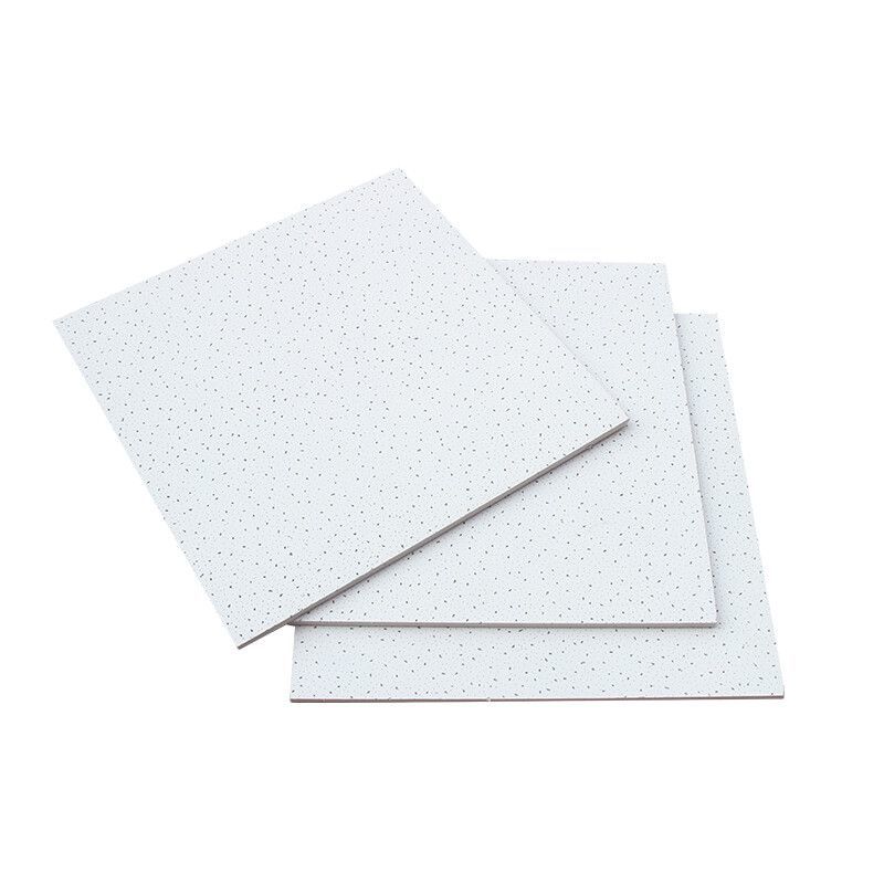 Acoustic Soundproof Decorative Mineral Fiber Wool Drop Ceiling Tile Panels