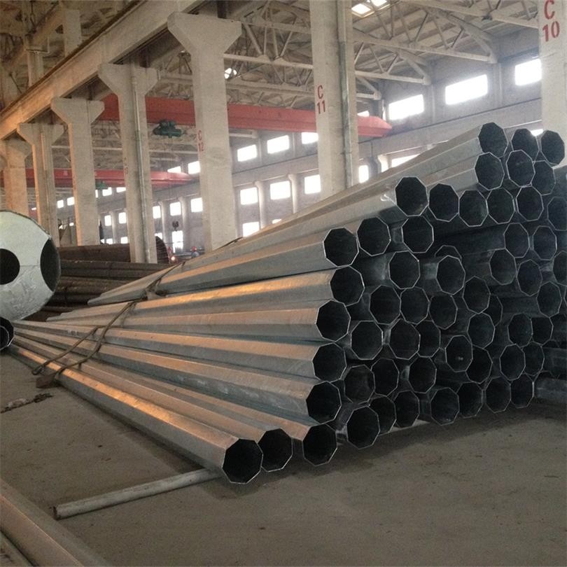 Swaged Hot Dip Galvanized Steel Tubular Pole Thickness 3.5mm