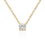 ODM 8mm Sterling Silver Chain Clear CZ 18k Gold Plated Chain