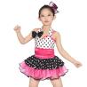 Buy cheap Polka Dots Kids Dance Clothes Multicolor Ballet Spandex Dance Dress from wholesalers