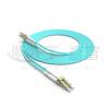 Buy cheap LC-LC Duplex Fiber Optic Patch Cord Multimode 50/125 3.0mm LSZH Aqua from wholesalers