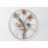 Buy cheap Decorative Tree Flower Oval Rose Gold Metal Wall Decor from wholesalers