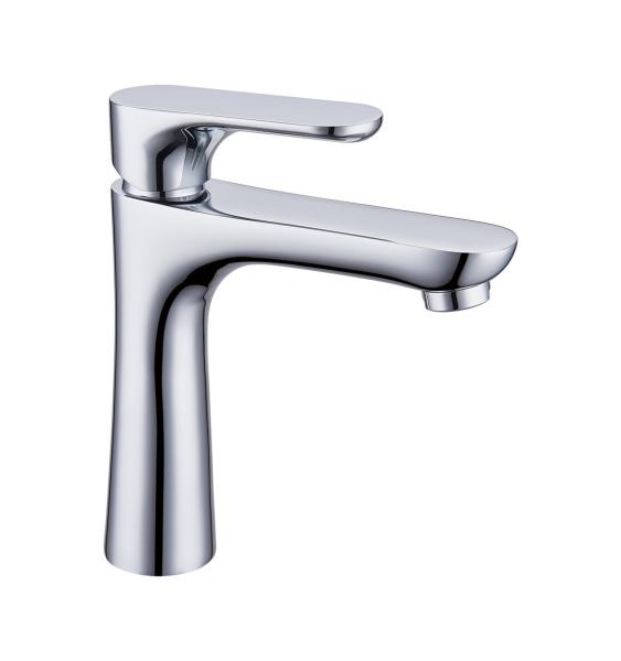 Buy cheap Lift Lever to On / Off Chrome Plated Brass Single Cold Water Taps from wholesalers