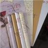 Buy cheap Waterproof Florist Wrapping Bouquet Packing Paper Love Letters Print Flower Wrapping Paper from wholesalers