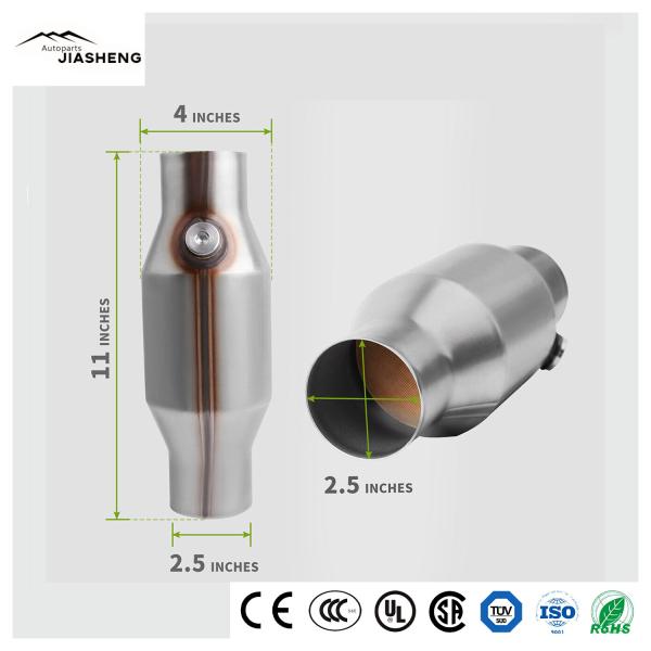 Buy cheap 2.5" Stainless Steel Catalytic Converter Universal Style Car Accessories Euro 5 Catalyst Auto Catalytic Converter from wholesalers