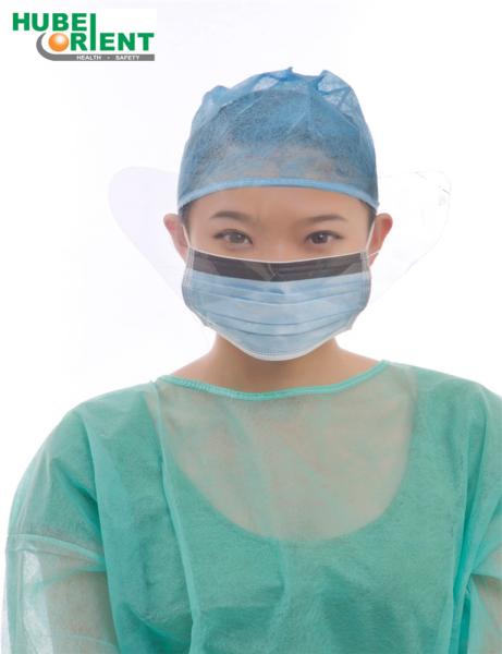 Buy cheap OEM 2 Ply 3 Ply Nonwoven Surgical Face Mask With Anti Fog Visor from wholesalers