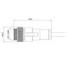 Buy cheap 12mm Metric 300V 13A Molded Straight Cable 7/8" Male 5 Pin from wholesalers