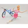 Buy cheap Fashion Doll Children's Play Toys with Bike and Helmet 11 Joints Movable Elbows from wholesalers