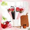 Buy cheap Handmade Custom Cut Valentine's Day Rose Sleeves in Gravure Printed Kraft Paper Bag from wholesalers
