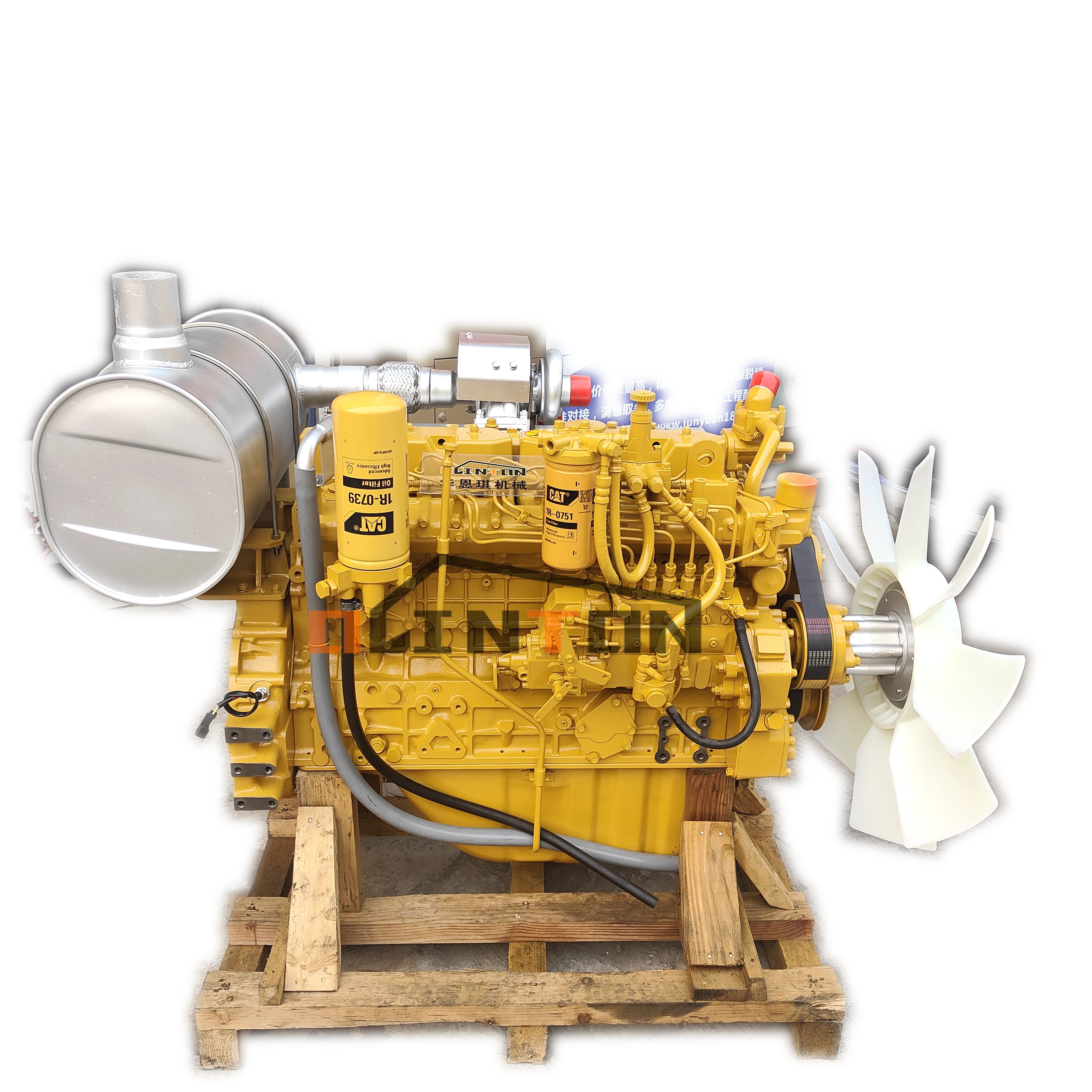 Construction Machinery Parts E320C Engine Assy S6K Excavator 3066 Complete Engine Assembly 201-3878